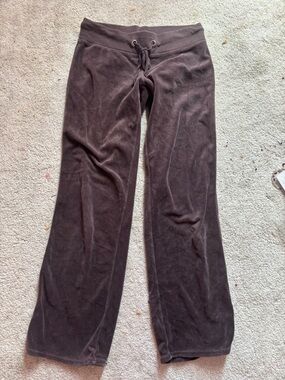 Old Navy XS Brown Velour Lounge Top
